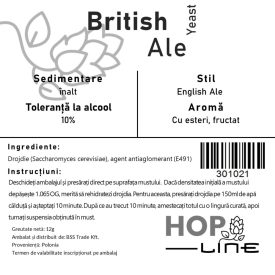 Drojdie Brewline British Ale 12g