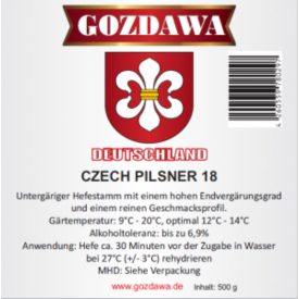 Drojdie Gozdawa Czech Pilsner 18 10g