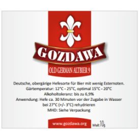 Drojdie Gozdawa Old German Altbier 10g