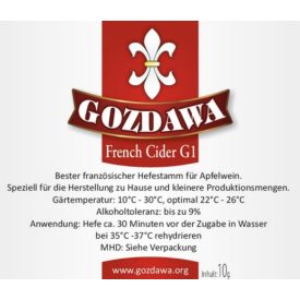 Drojdie Gozdawa French Cider G1 10g