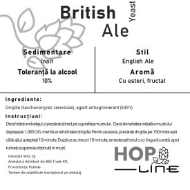 Drojdie Brewline British Ale 2g