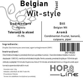 Drojdie Brewline Belgian Wit 1,5g