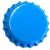 Capac metal pentru sticle de bere - albastru deschis 500 buc