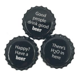 Capac metal cu inscripție - 100 buc.