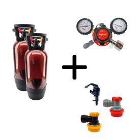 Set Sodastream 2x20L Polykeg - fără butelie de CO2