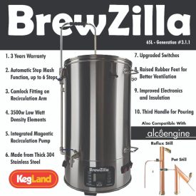 ECHIPAMENT Brewzilla GEN3.1.1 de 65L