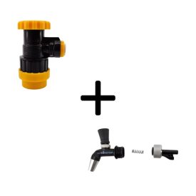 Nukatap mini + Flow Control set dispenser